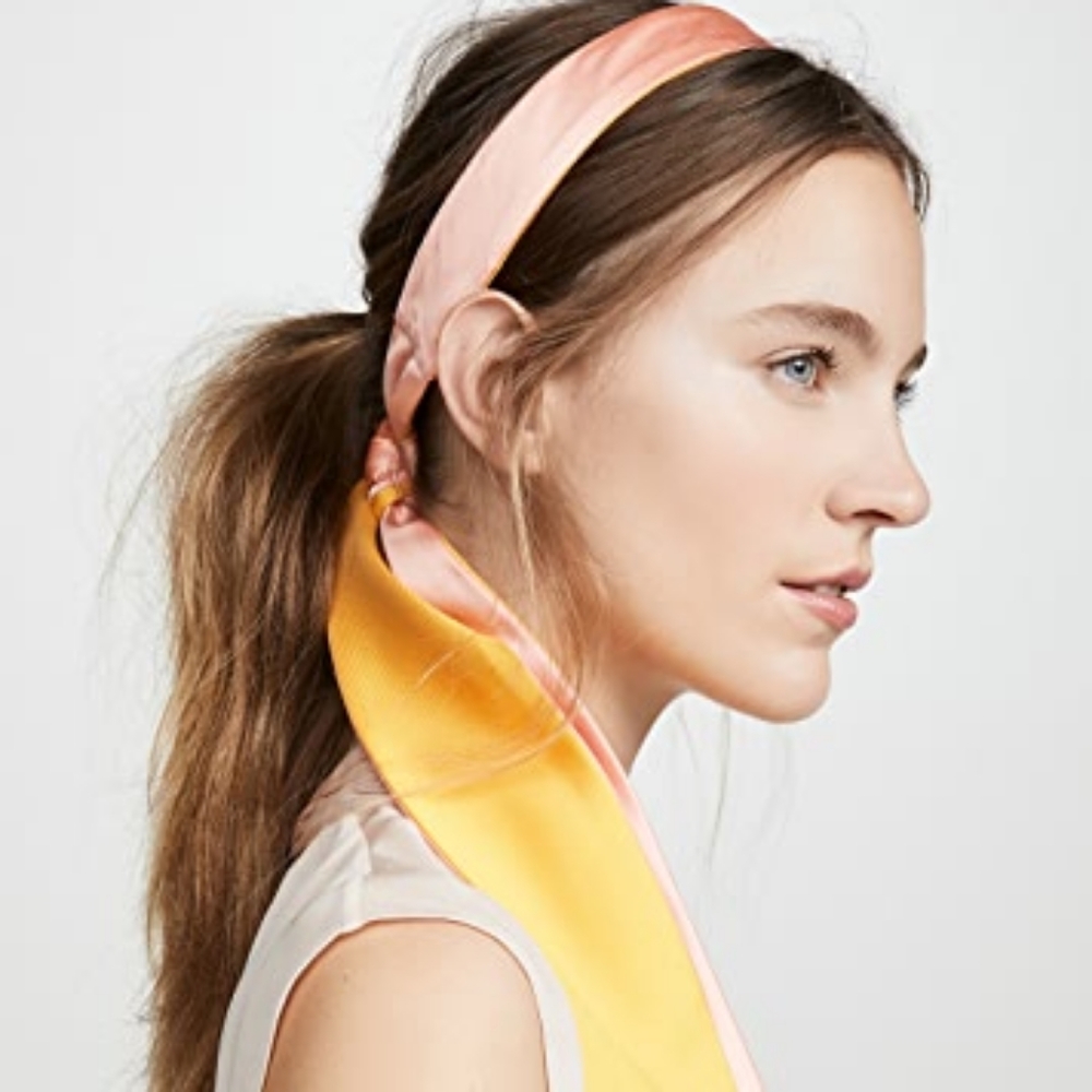 NWOT Eugenia Kim Tamara Headband - Coral/Marigold